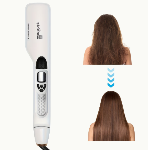 Steam Hair Straightener And Curler